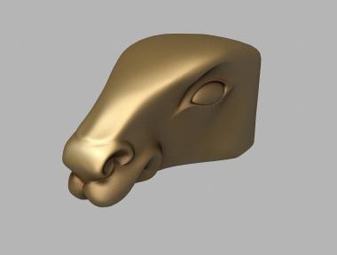 Mask (MS_0300) 3D model for CNC machine